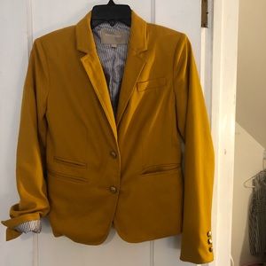 Mustard / goldenrod Banana republic blazer